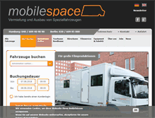 Tablet Screenshot of mobilespace.de